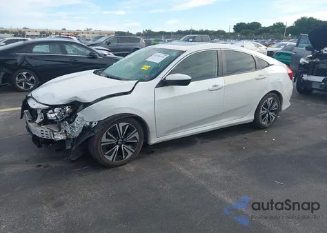 2018 Honda Civic Ex-L из США, поврежденный, VIN JHMFC1F71JX032233